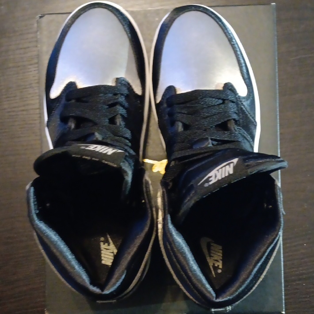 Jordan 1 Retro High OG (PS) "Satin Shadow" Youth 3Y Girls 4.5 NWBOX - Picture 6 of 10